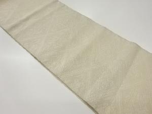 綴れ菱に抽象模様織出し名古屋帯